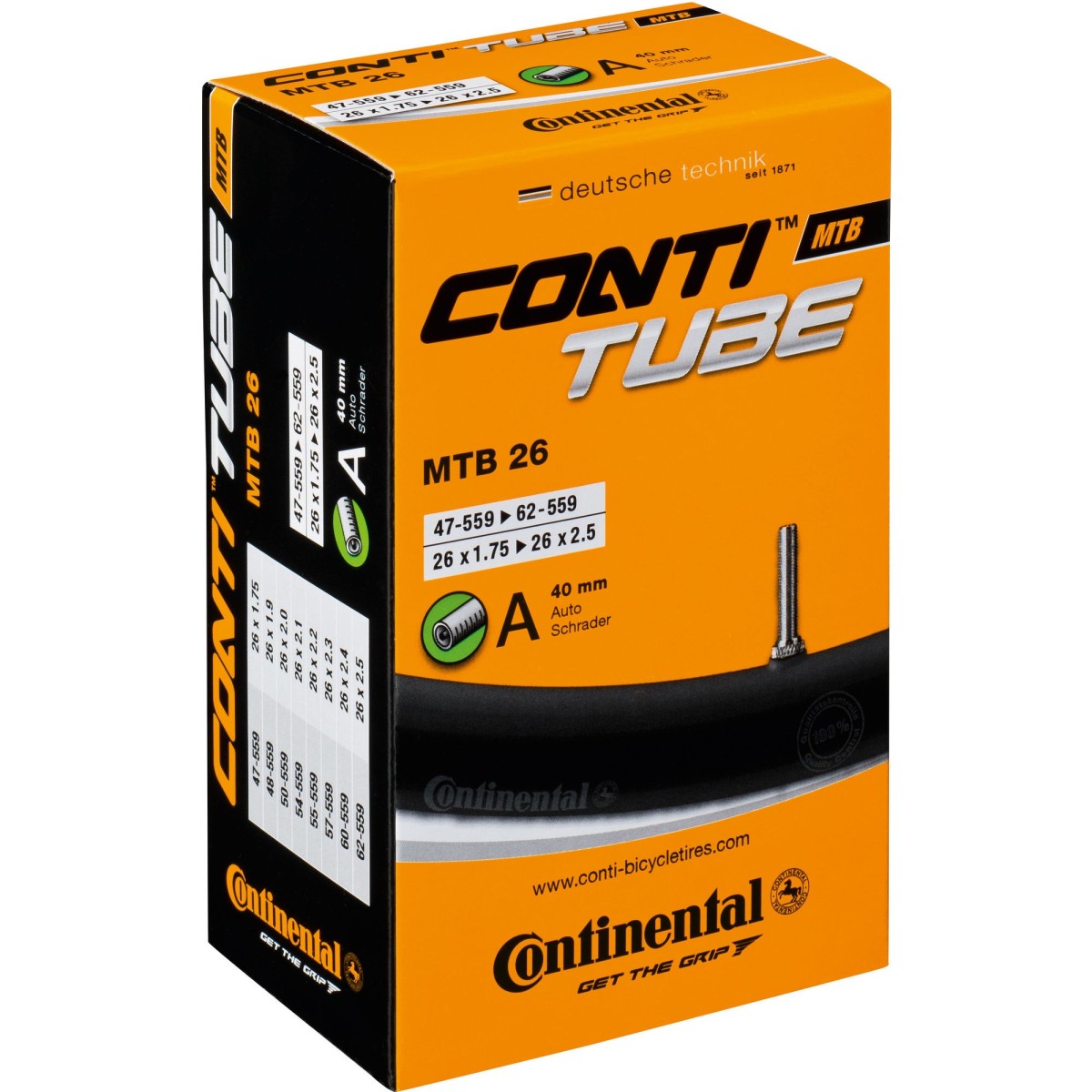 Conti Tube MTB 26 x 1.75 - 2.5