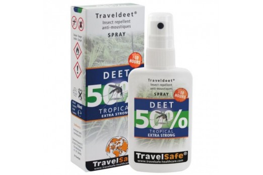 Aizsarglīdzekļi TravelSafe TravelDEET 50%