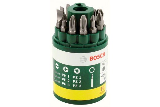 BOSCH 10-piece screwdriver set 2607019454