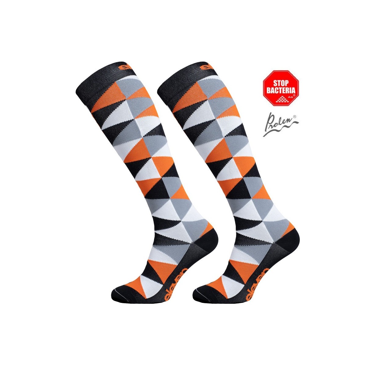 ELEVEN knee compression socks TRIANGLE orange