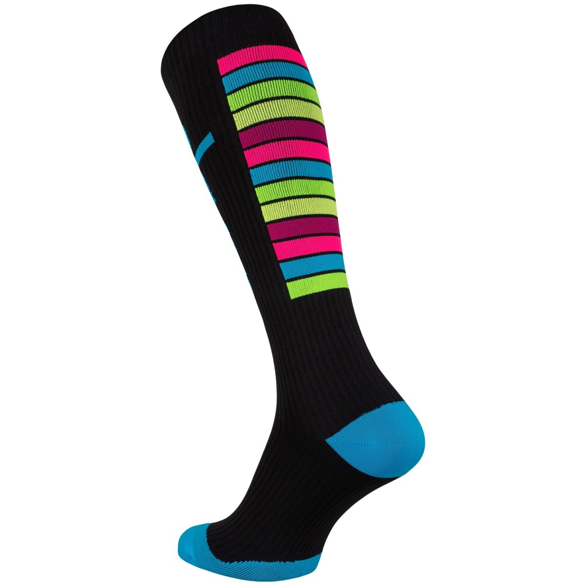 ELEVEN long compression socks STRIPES black