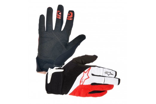 ALPINESTARS long gloves MOAB white/red