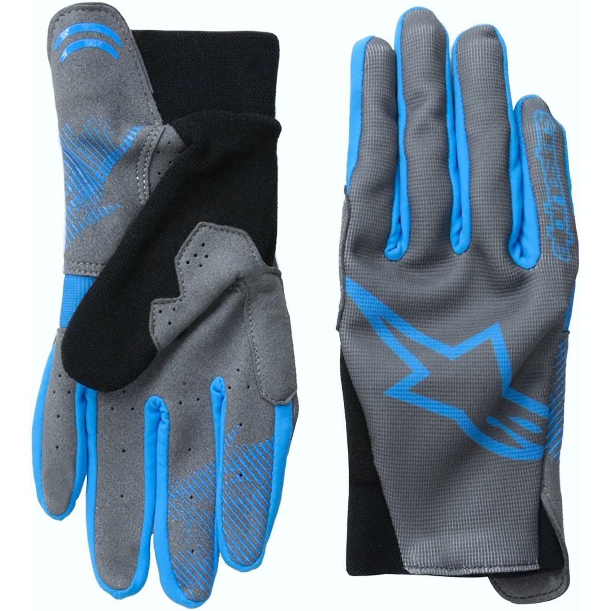 ALPINESTARS long gloves AERO grey/blue