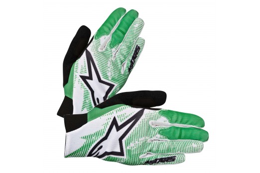 ALPINESTARS long gloves AERO white/green