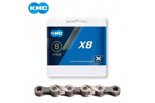KMC ķēde X8 sudraba