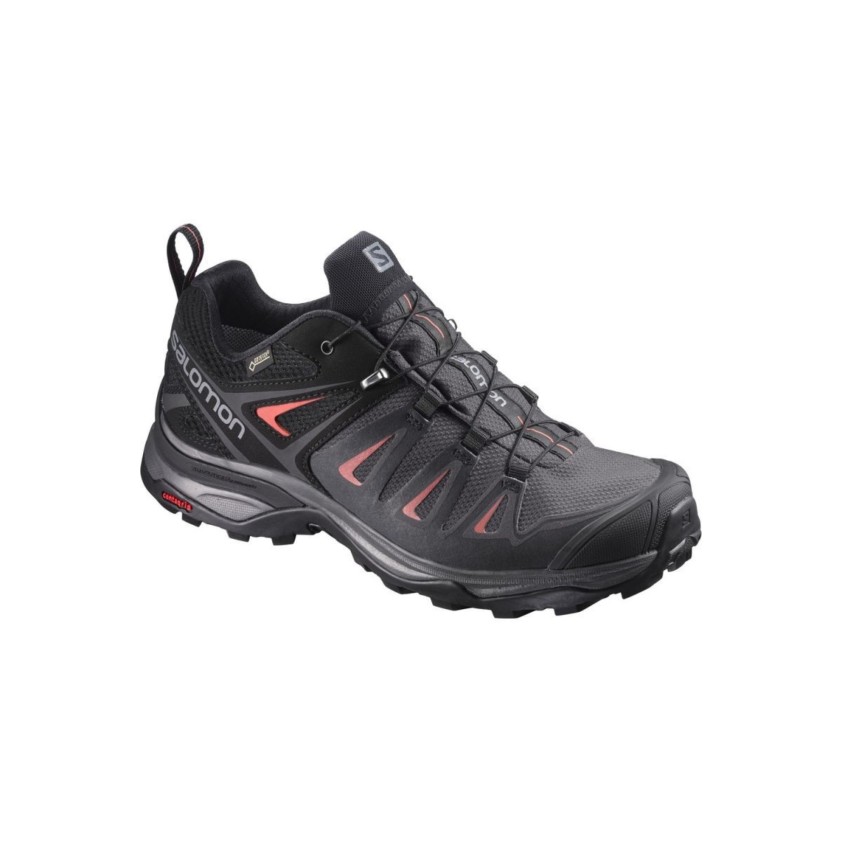 SALOMON trail running shoes X ULTRA 3 GTX W black/red