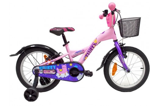 4KIDS kids bike FLUFFY 16 rozā