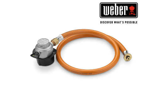WEBER Adapter Kit, Use to convert your Weber Q 100/1000 series, Go-Anywhere™ gas and Performer™ Deluxe to use an LPG tank, 8449