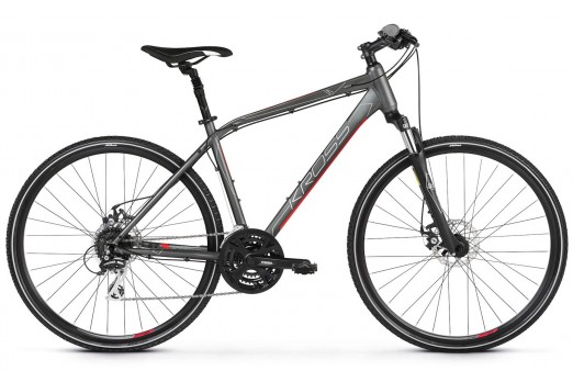 KROSS bicycle EVADO 4.0 grey/red