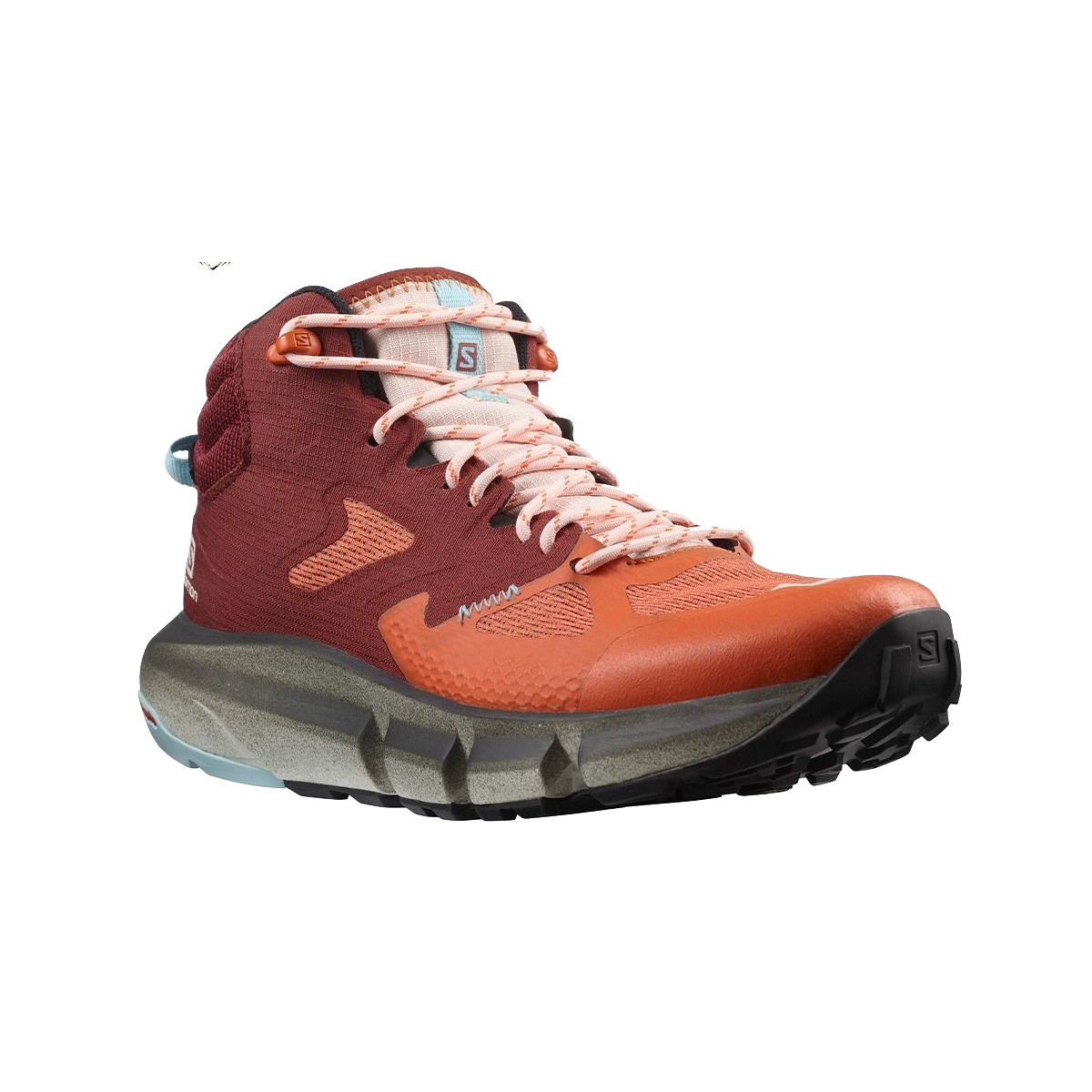 SALOMON hiking footwear PREDICT HIKE MID GTX W red/orange
