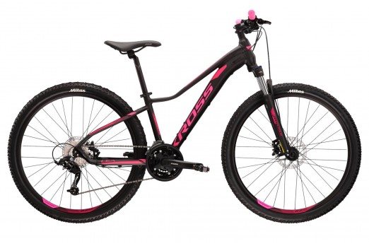 KROSS sieviešu velosipēds LEA 6.0 melns/rozā 2022