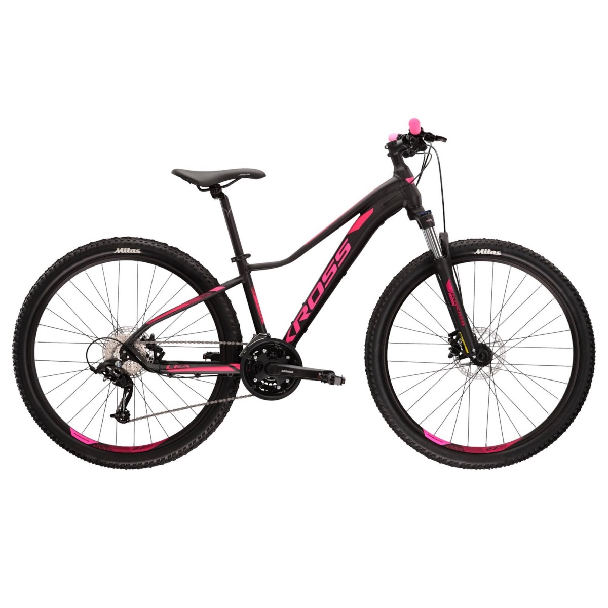 KROSS sieviešu velosipēds LEA 6.0 melns/rozā 2022