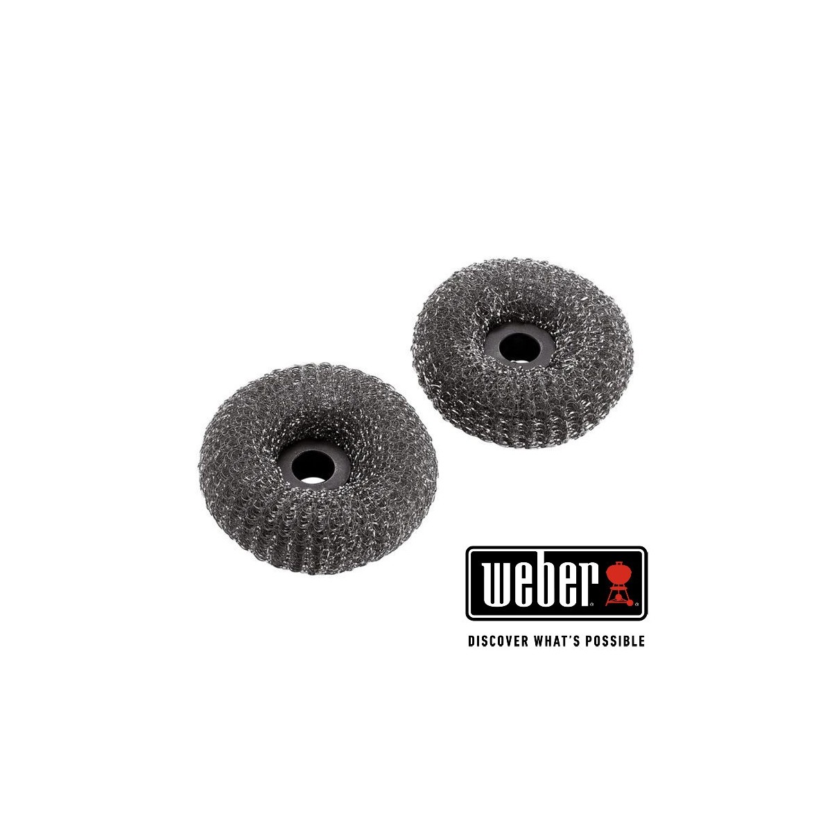 WEBER Weber Scrub Brush Replacement Heads (2 pk), 6283