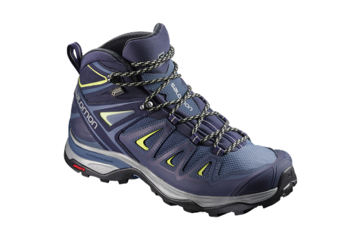 SALOMON trail running shoes X ULTRA 3 MID GTX W blue/purple
