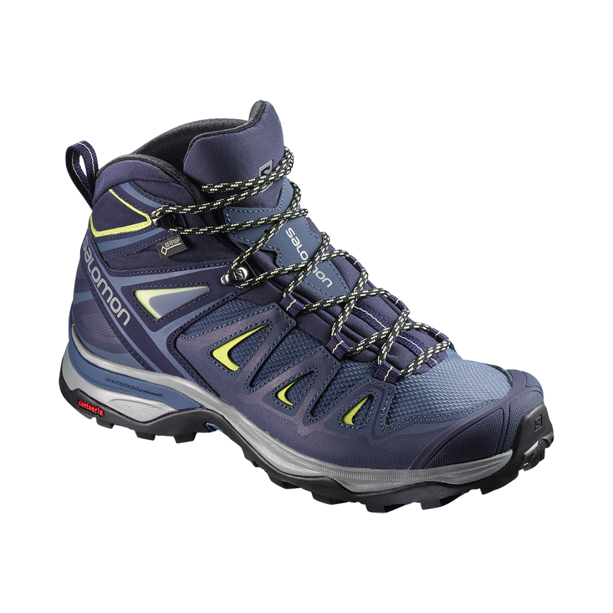 SALOMON trail running shoes X ULTRA 3 MID GTX W blue/purple