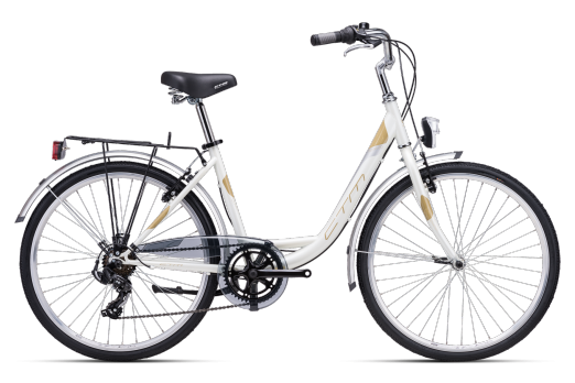 CTM velosipēds OLIVIA 2.0 pērļu balts 2022
