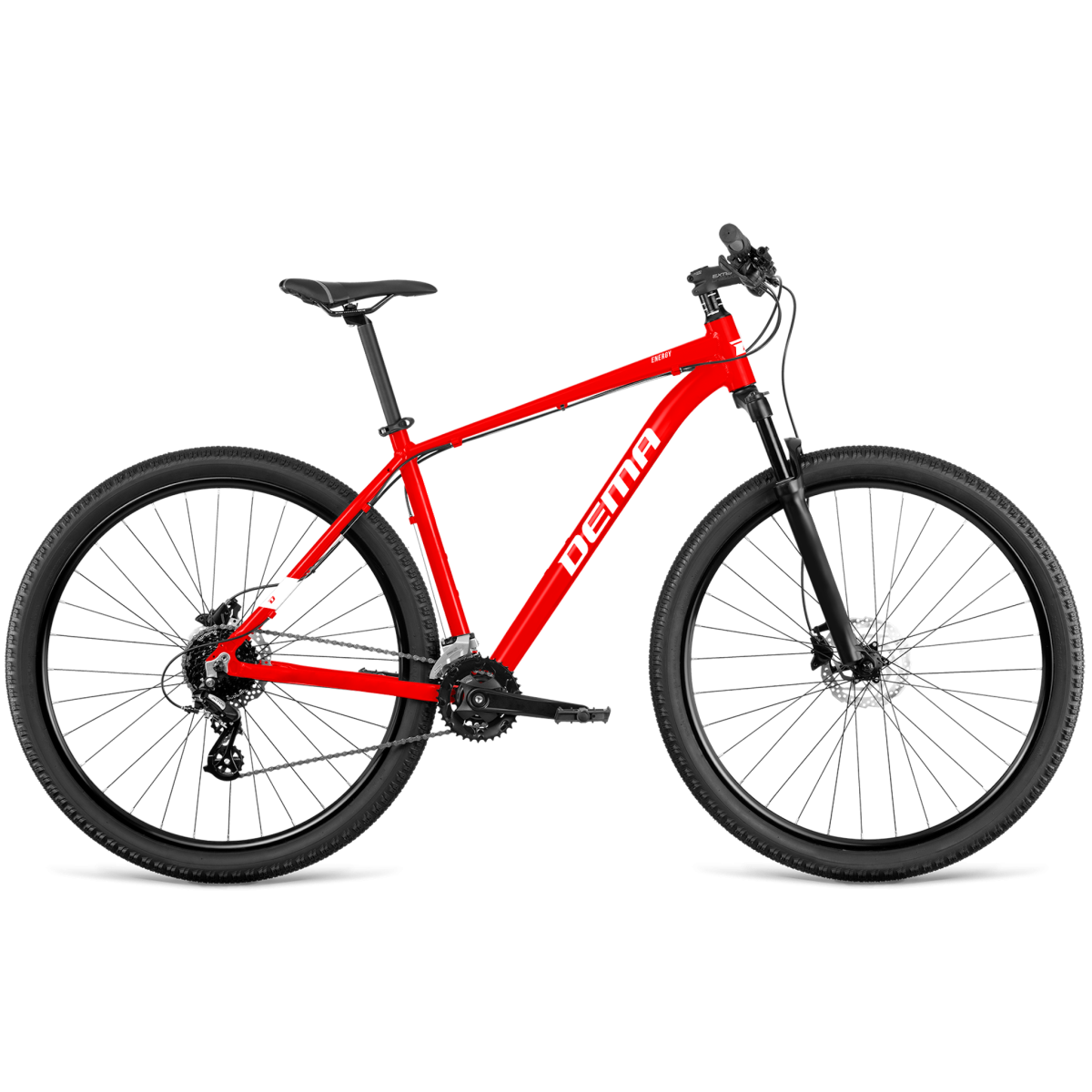 DEMA velosipēds ENERGY 3 sarkans 2022