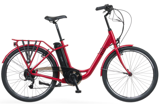 LEVIT electro bicycle eCITY THUMBI 468 Wh red pearl