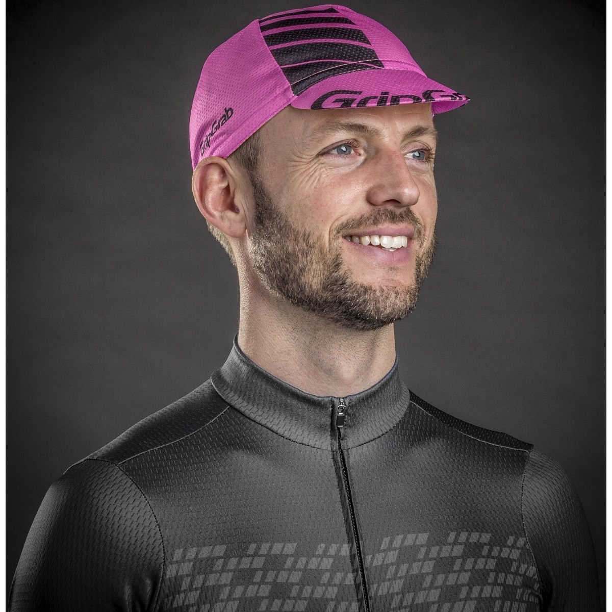 GRIPGRAB Lightweight Summer Cycling Cap cepure - pink/black