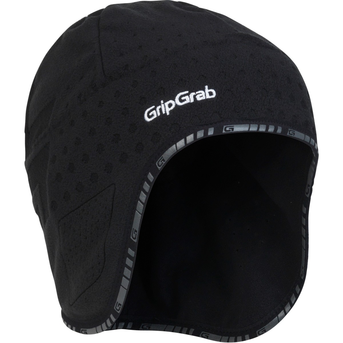 GRIPGRAB Aviator Windproof Thermal Skull Cap cepure - Black