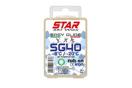 STAR SKI WAX SG40 -8/-20°C...