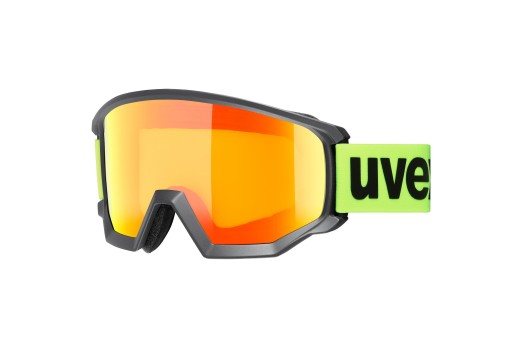 UVEX ATHLETIC CV BLACK MATT SL/orang-yellow brilles