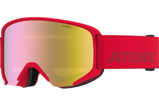 ATOMIC SAVOR STEREO RED W/PINK YELLOW ST C1 goggles