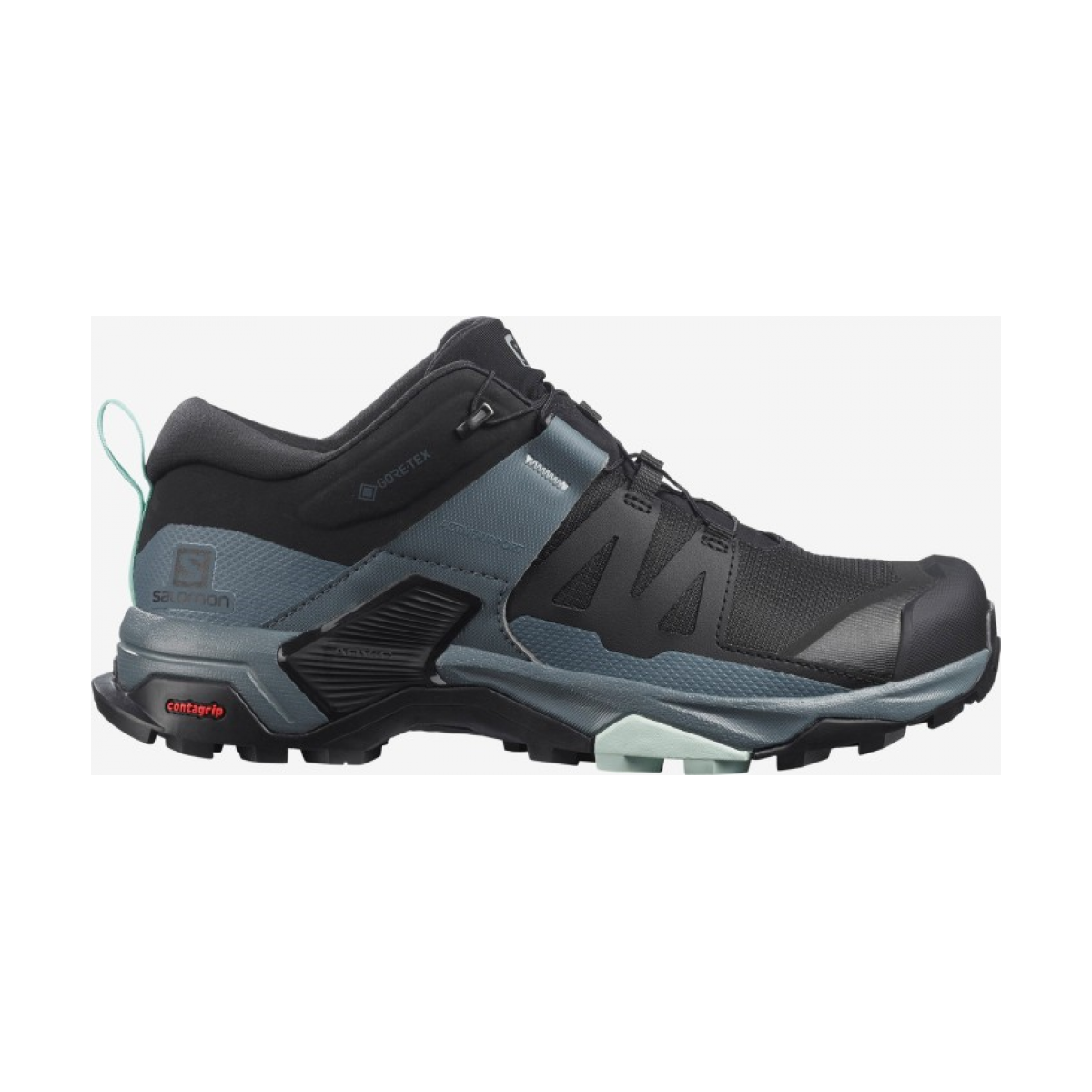SALOMON X ULTRA 4 GTX W black/blue trail running shoes