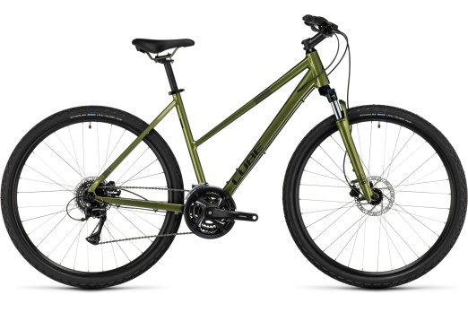 CUBE NATURE TRAPEZE SHINYMOSS´N´BLACK women's bicycle