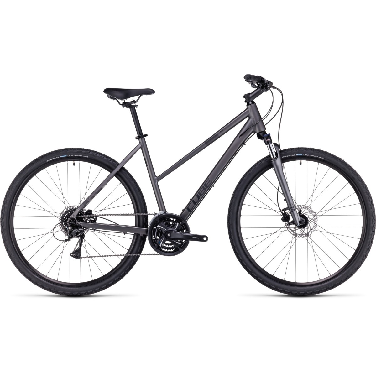 CUBE NATURE TRAPEZE GRAPHITE´N´BLACK women's bicycle