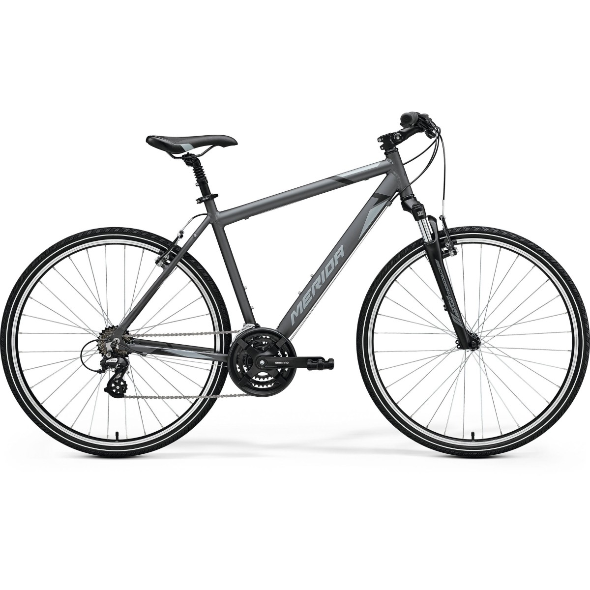 MERIDA CROSSWAY 10 bicycle - grey