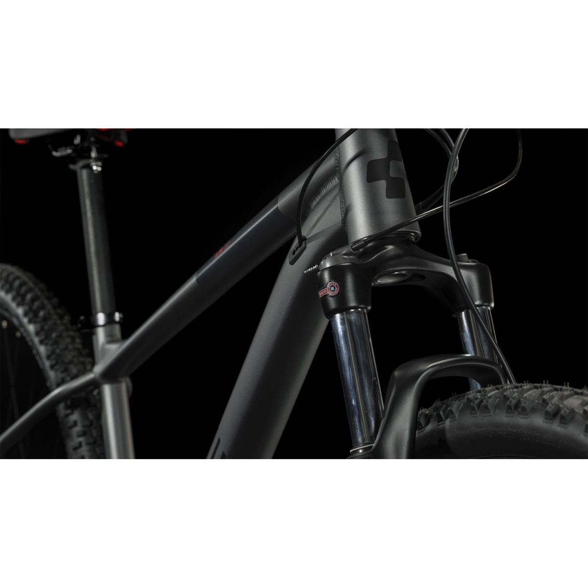 CUBE AIM EX 29 kalnu velosipēds - grey/red - 2023