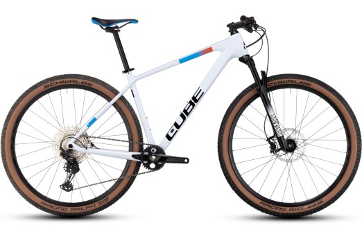 CUBE REACTION C:62 PRO bicycle - white/blue/red - 2023