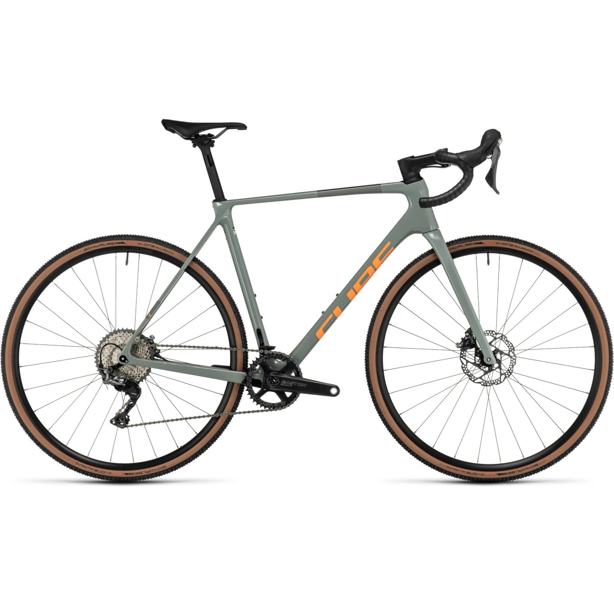 CUBE CROSS RACE C:62 PRO cyclocross velosipēds - swampgrey/orange - 2023