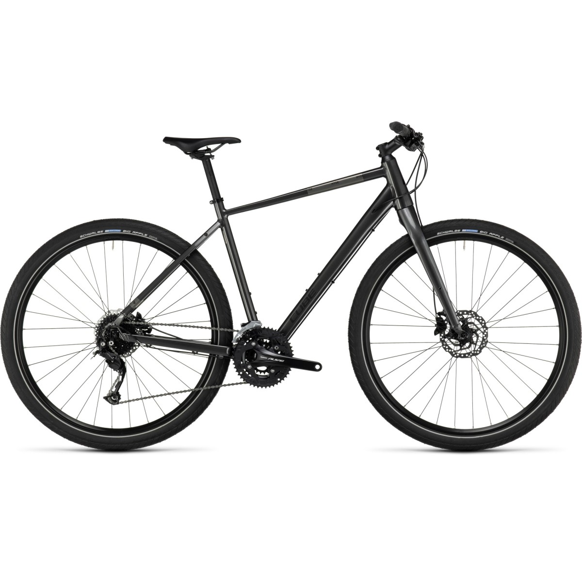 CUBE HYDE pilsētas velosipēds - graphite/black - 2023