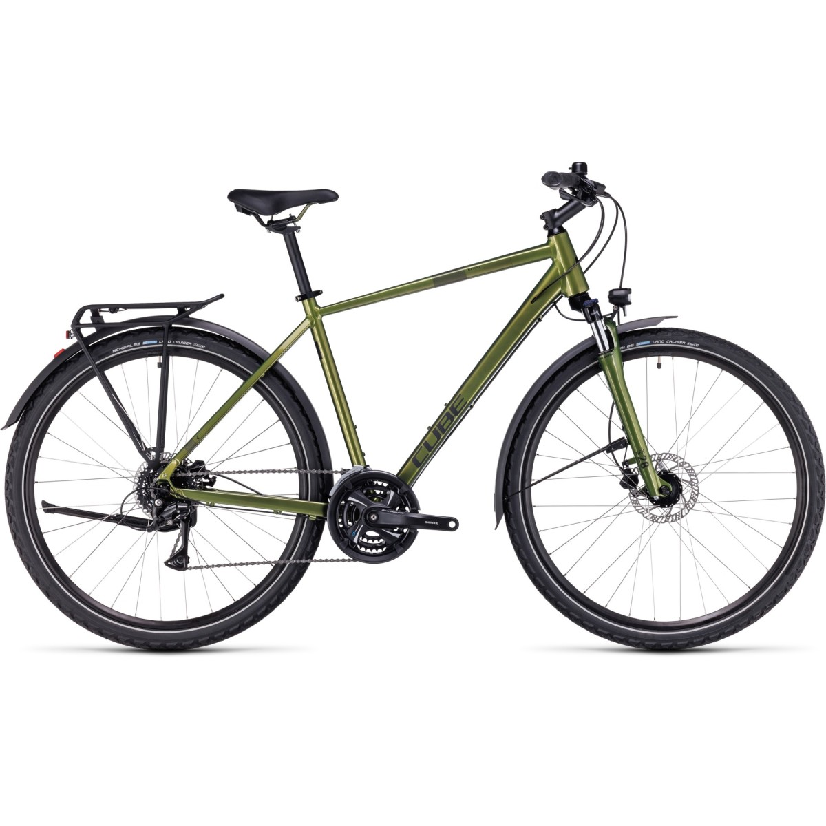 CUBE NATURE ALLROAD - mens bicycle -  shinymoss/black - 2023