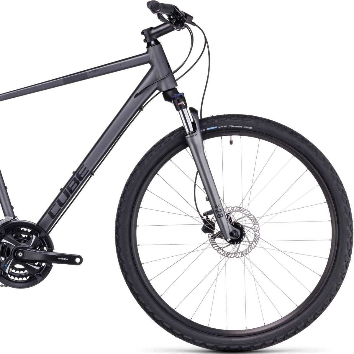 CUBE NATURE velosipēds graphite/black - 2023