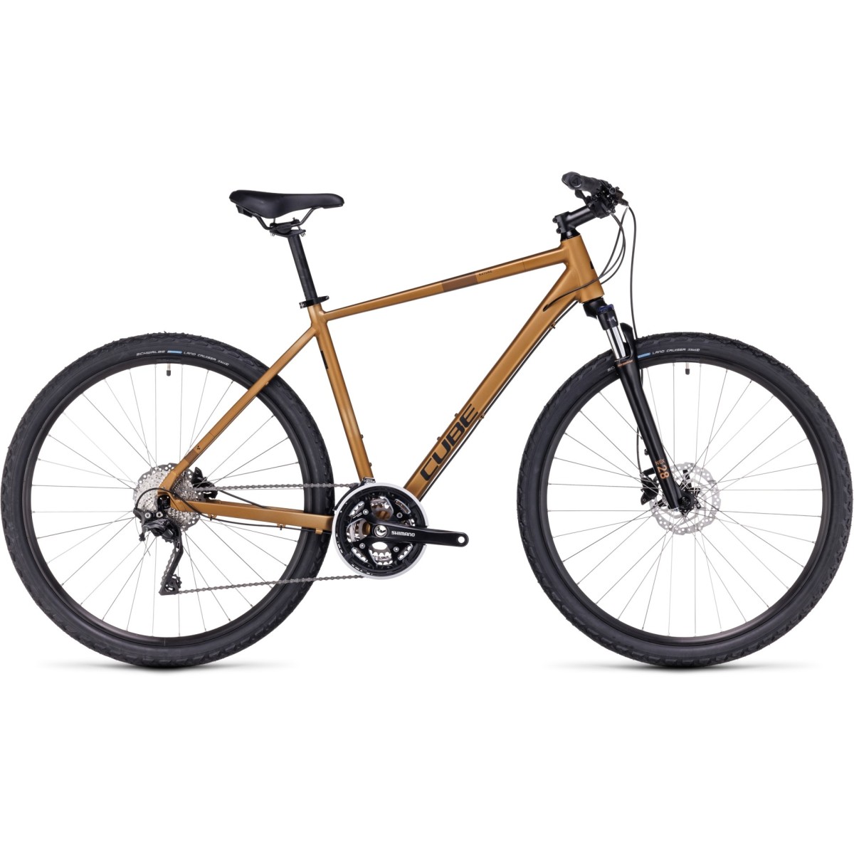 CUBE NATURE PRO velosipēds gold/black - 2023