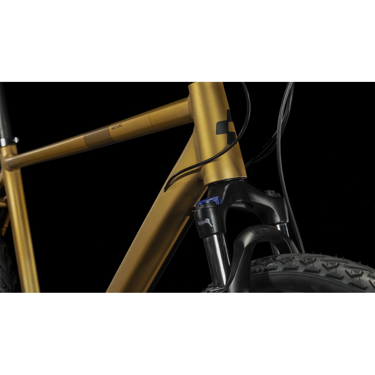 CUBE NATURE PRO velosipēds gold/black - 2023