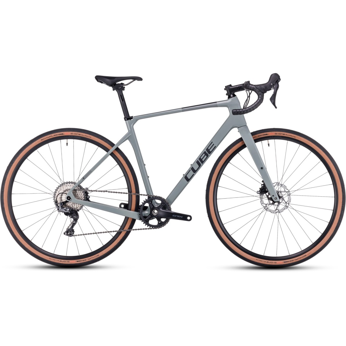 CUBE NUROAD C:62 PRO gravel velosipēds swampgrey/black - 2023