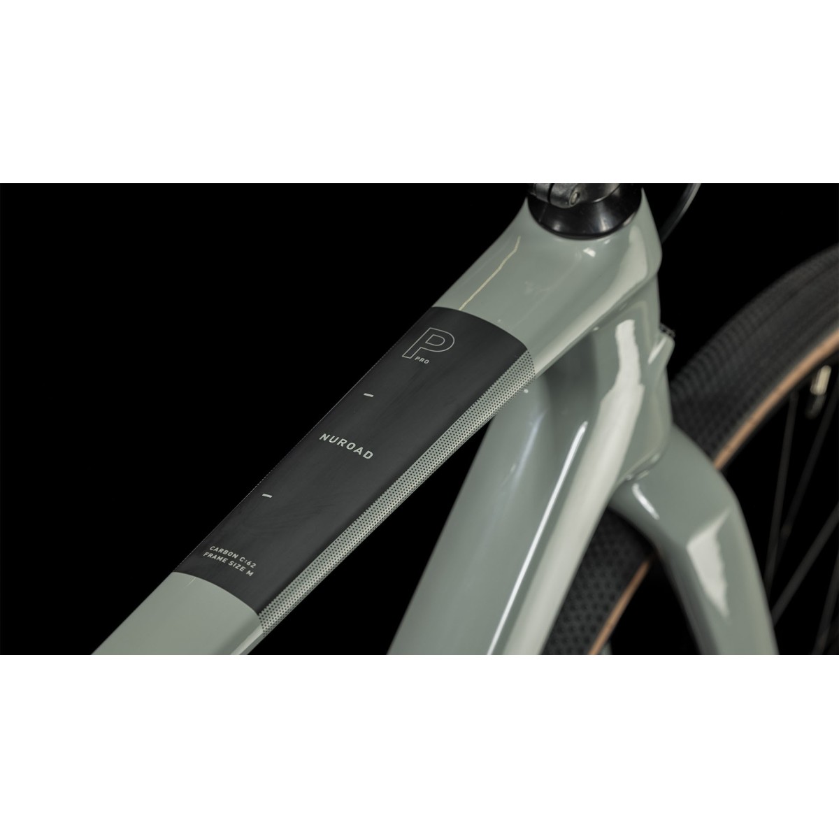 CUBE NUROAD C:62 PRO gravel velosipēds - swampgrey/black - 2023