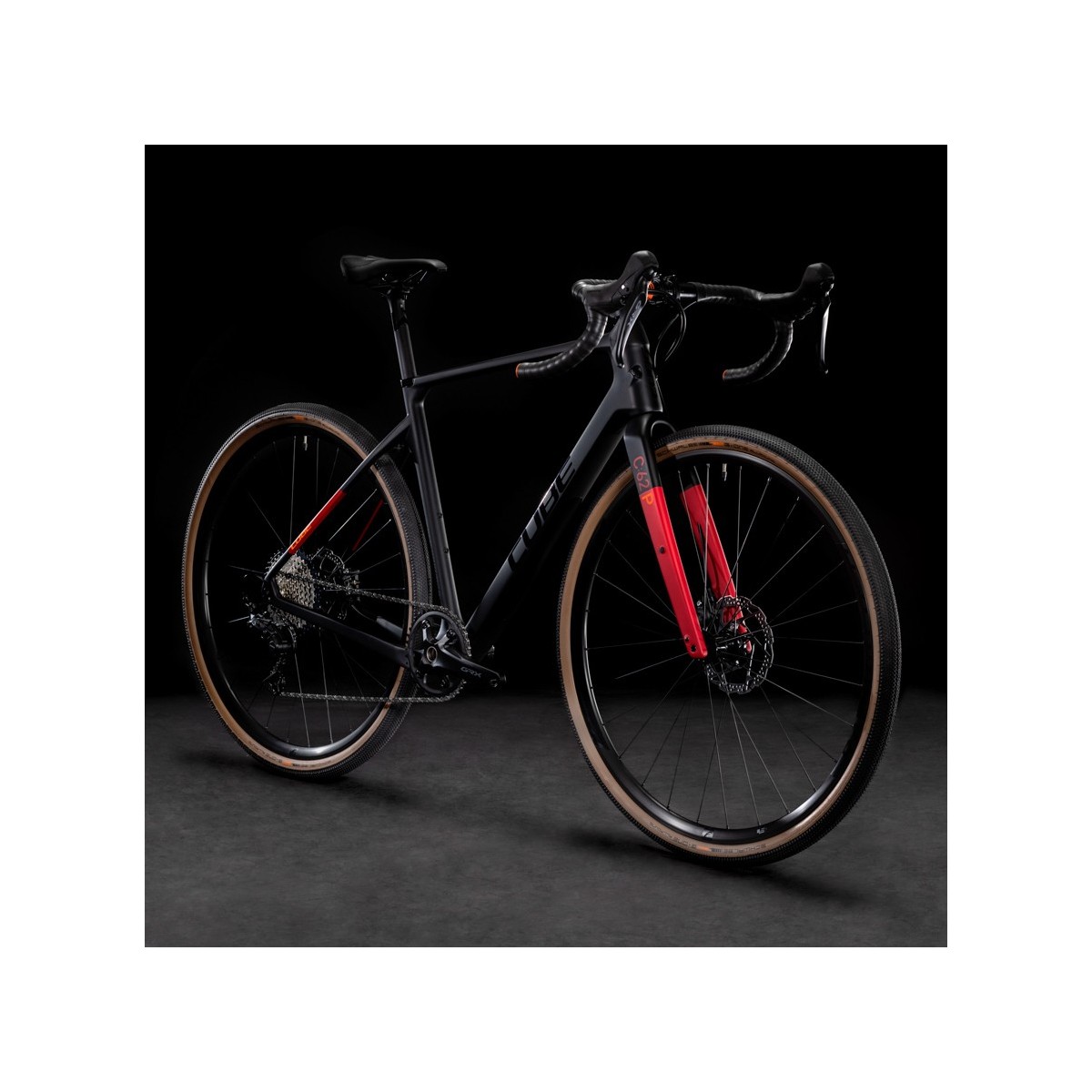 CUBE NUROAD C:62 PRO gravel bicycle - carbon/red - 2023