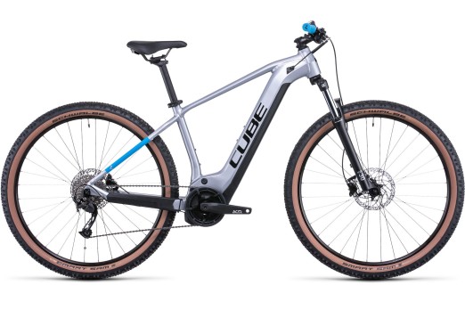 CUBE REACTION HYBRID PERFORMANCE 625 elektro velosipēds elektro velosipēds - polarsilver/blue