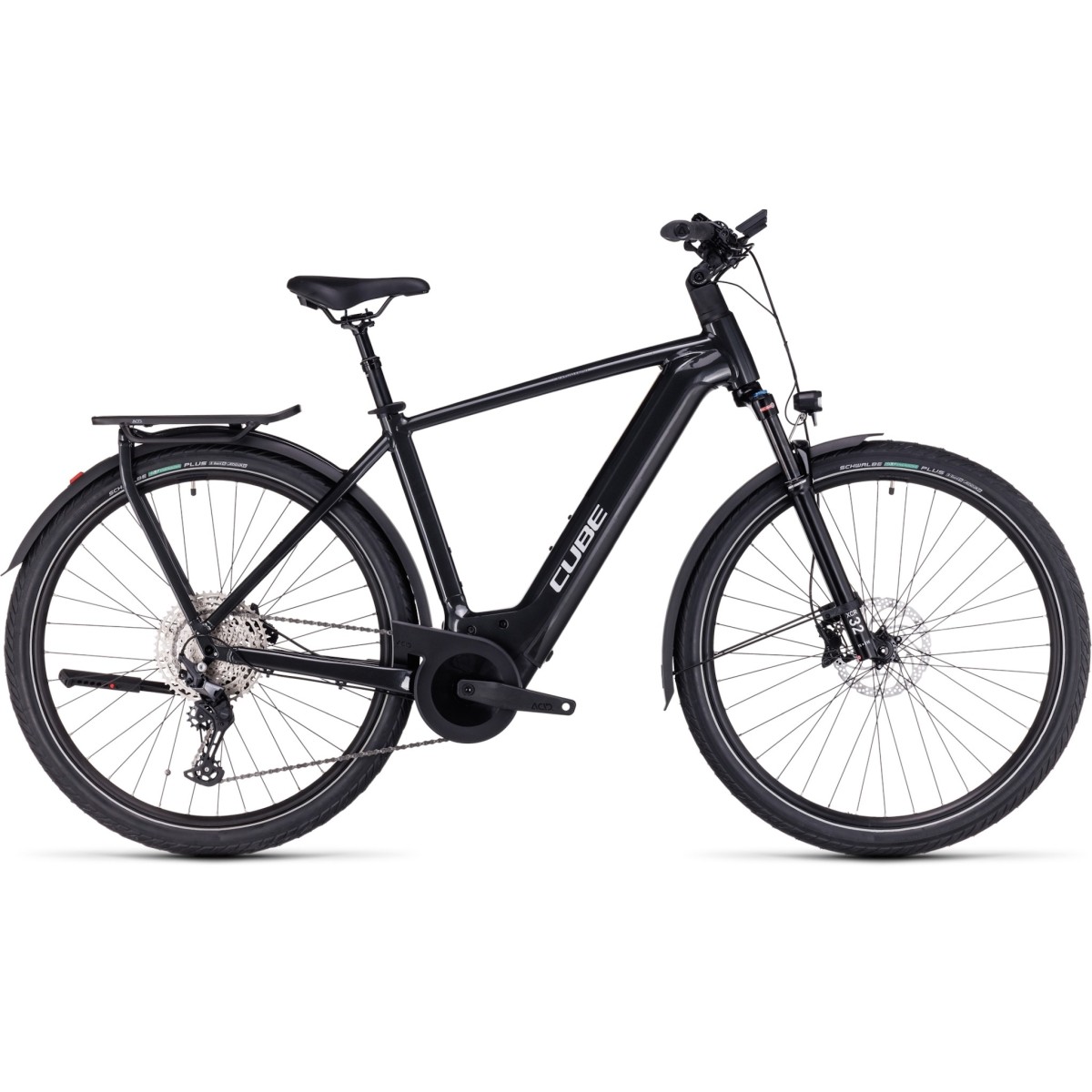 CUBE KATHMANDU HYBRID EXC 750 elektro velosipēds -  grey/silver - 2023