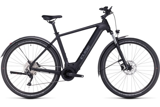 CUBE NURIDE HYBRID PRO 750 ALLROAD electric bike - black/metal - 2023
