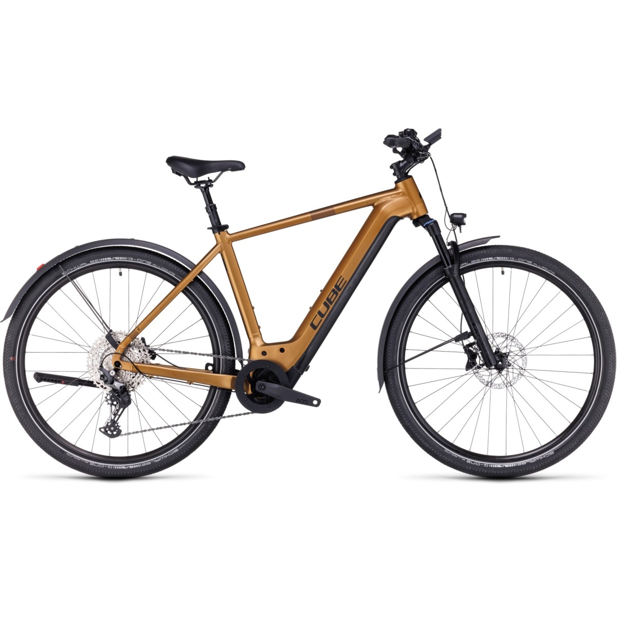 CUBE NURIDE HYBRID EXC 750 ALLROAD elektro velosipēds - caramel/black - 2023