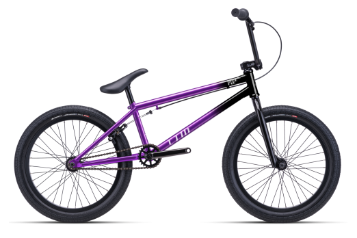 CTM BMX POP 20" Hi-Ten bicycle - purple/black