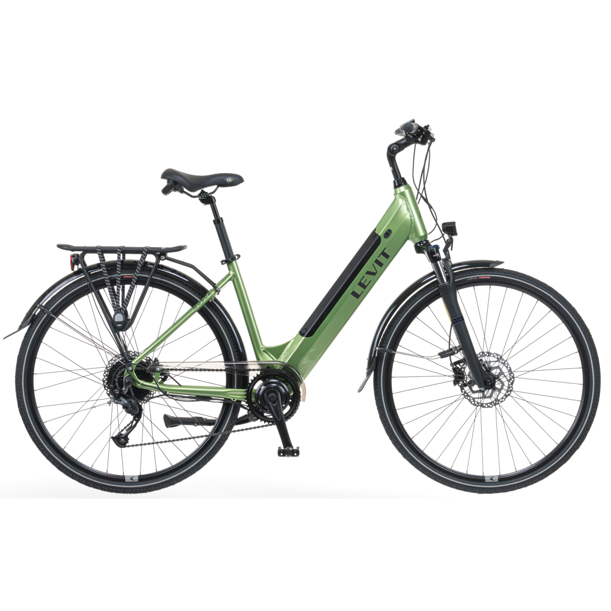 LEVIT MUSCA URBAN HD Lowstep 468 Wh electric bicycle - Olive pearl