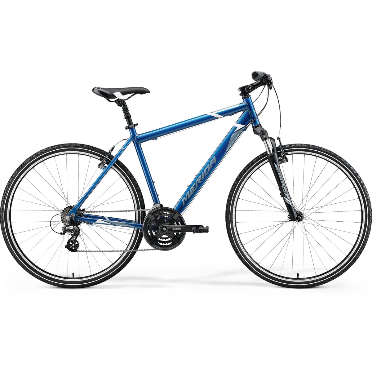 MERIDA CROSSWAY 10-V velosipēds - zils