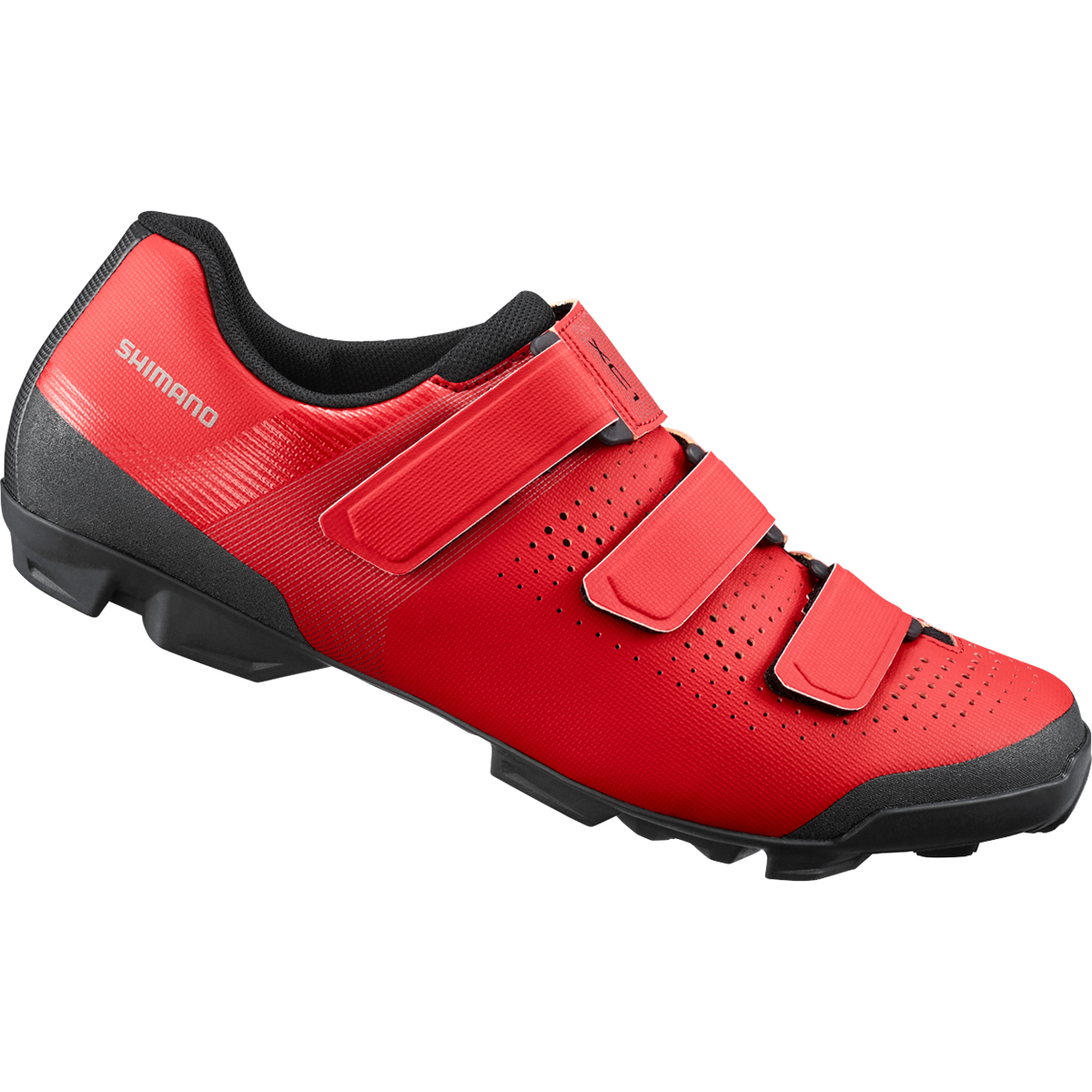 SHIMANO SH-XC100 red mtb shoes